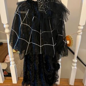Pottery Barn Kids Black Spider Web Costume